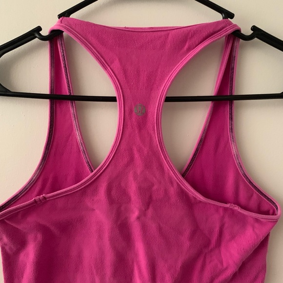 Pink Lululemon Workout Tank - Picture 7 of 8